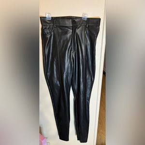 Zara faux leather pant